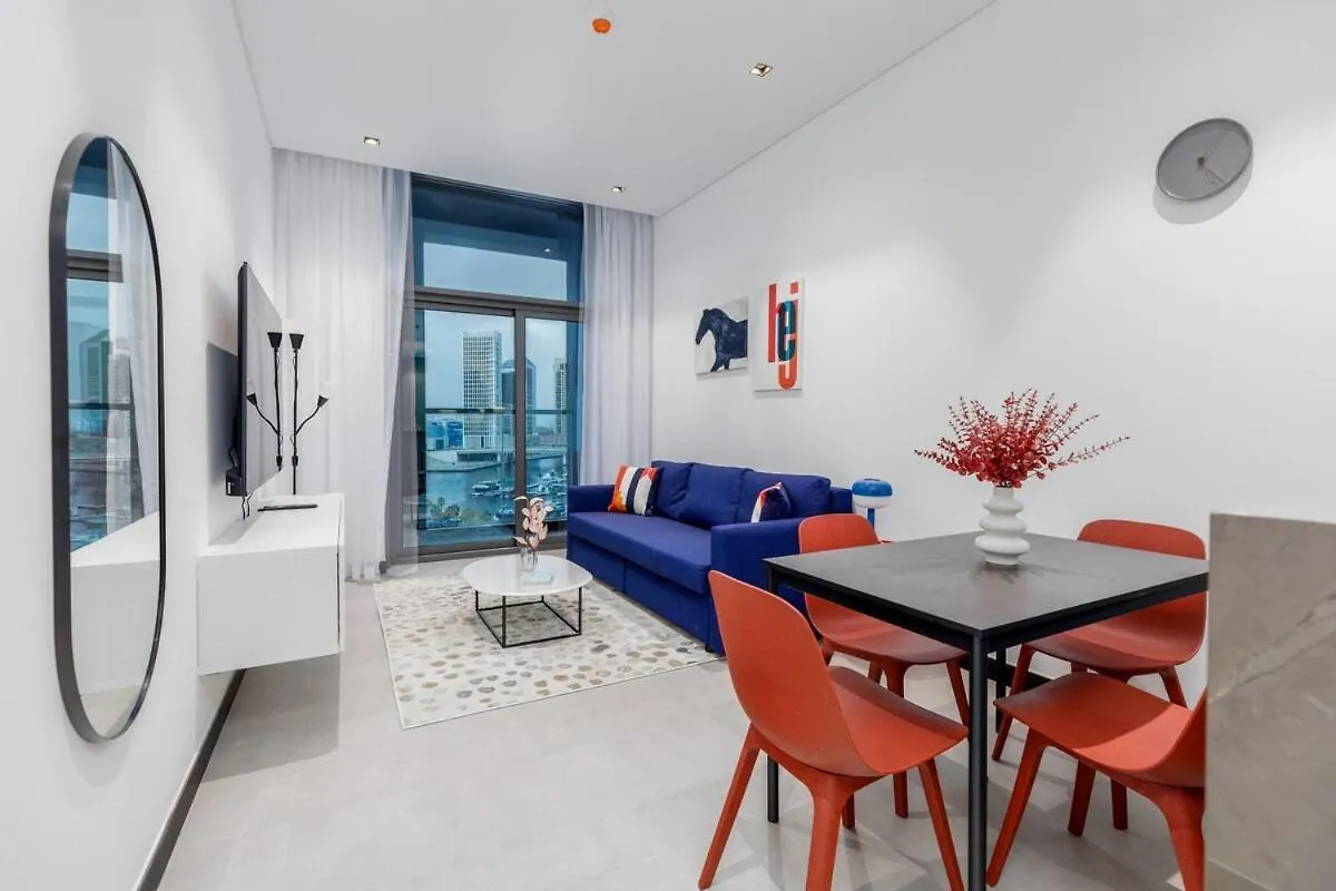 Waves - Premium 1Br Apartment Overlooking Burj Khalifa Dubai 0*,