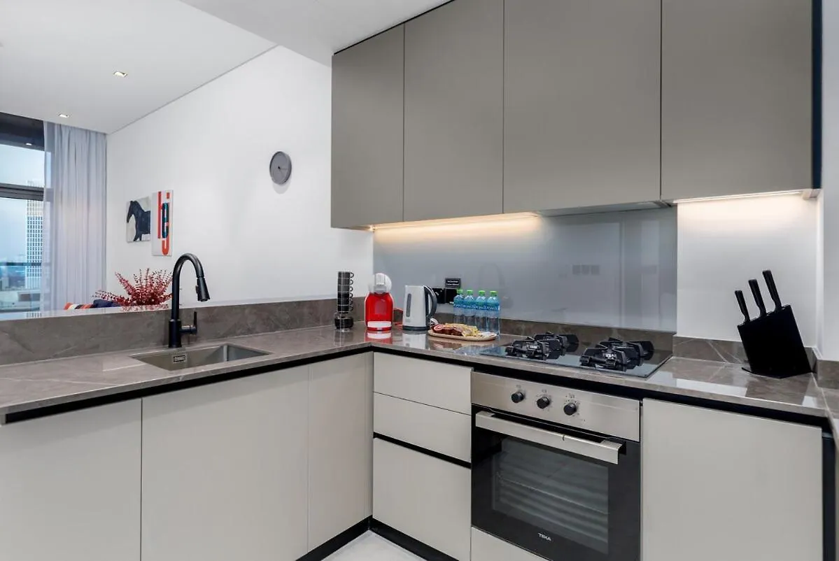 Waves - Premium 1Br Apartment Overlooking Burj Khalifa Dubai